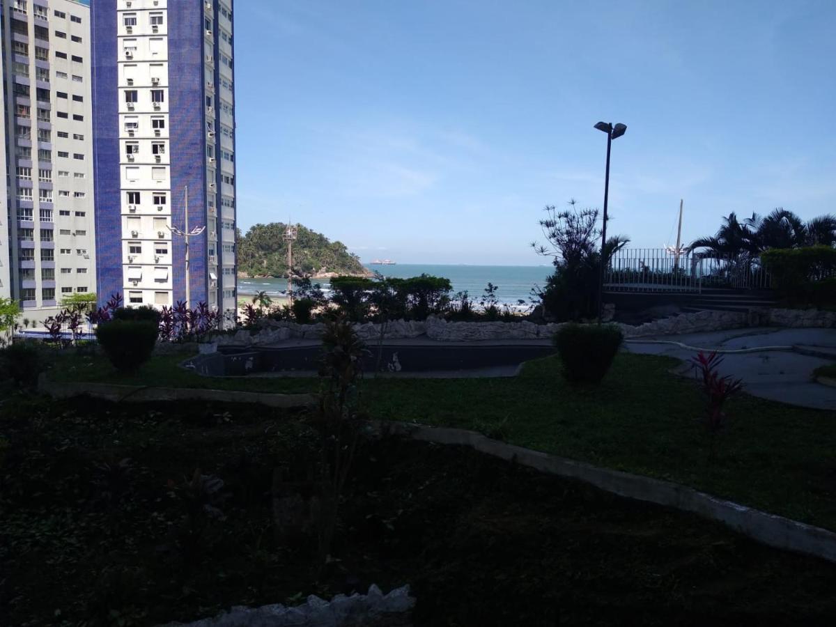 Apartamento Pe Na Areia Com Vista Mar E Wi-Fi Loftjl Com 01 Vaga De Garagem Sujeita A Disponibilidade Apartment Santos  Bagian luar foto